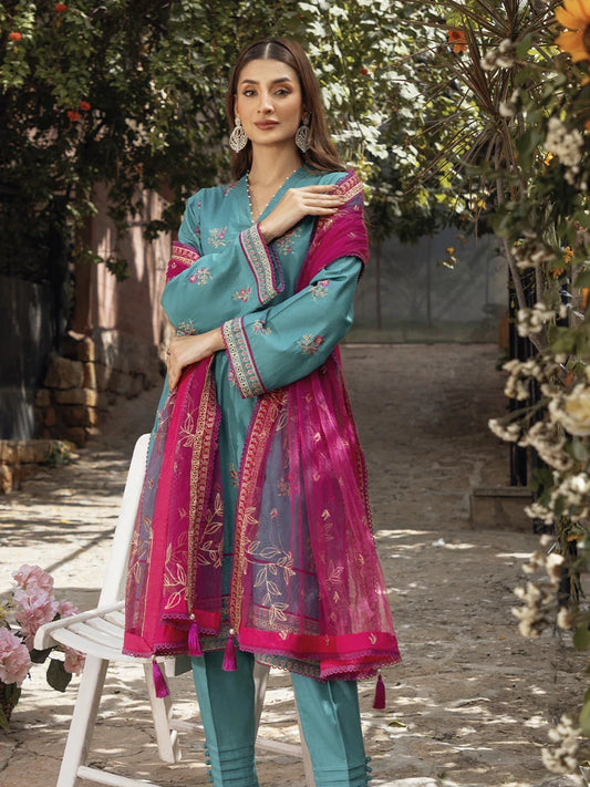 SALITEX - FESTIVE FORMAL EMBROIDERED SUIT