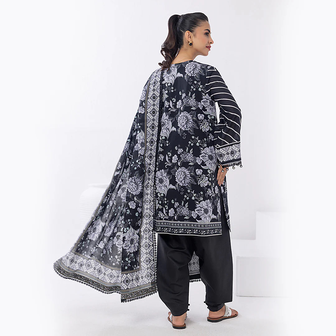 Sana & Sara - 3PC UNSTITCHED - LAWN PRINTED SUITS