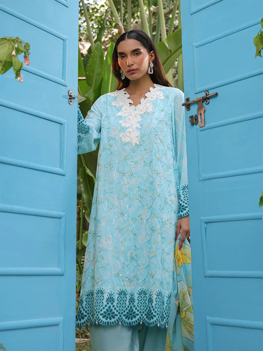 Salitex - LUXURY CAMBRIC EMBROIDERED SUIT