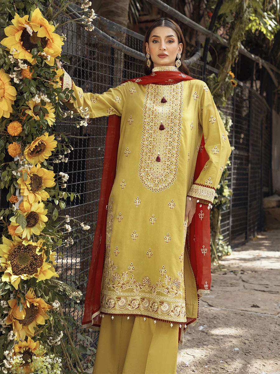 SALITEX - FESTIVE FORMAL EMBROIDERED SUIT