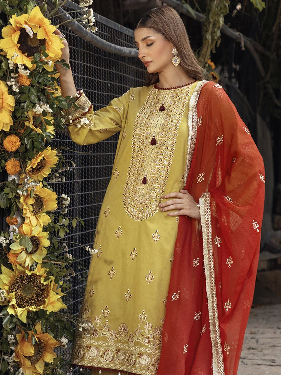 SALITEX - FESTIVE FORMAL EMBROIDERED SUIT