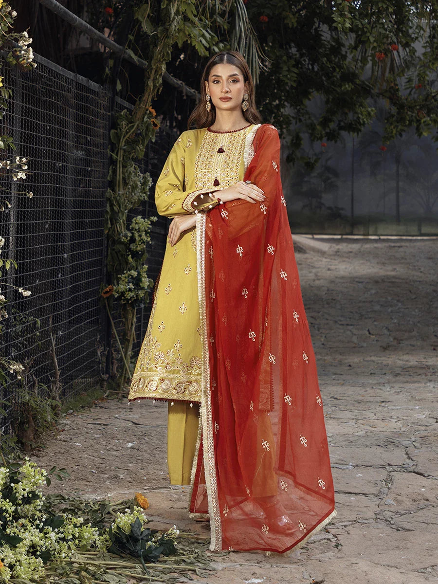 SALITEX - FESTIVE FORMAL EMBROIDERED SUIT