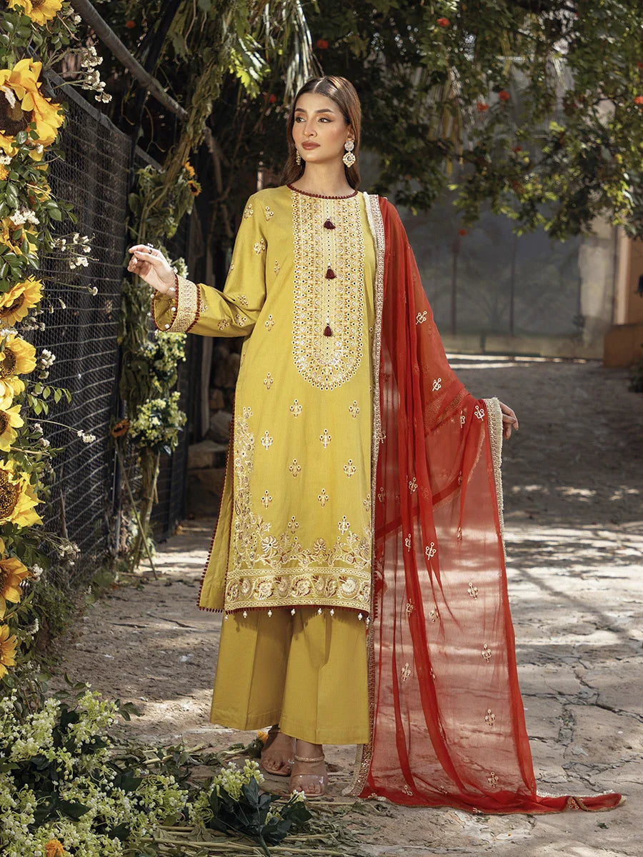 SALITEX - FESTIVE FORMAL EMBROIDERED SUIT