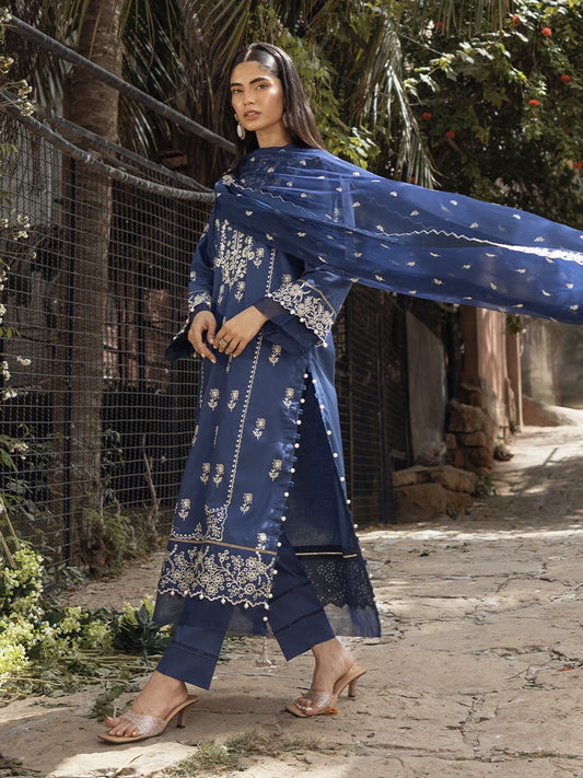 SALITEX - FESTIVE FORMAL EMBROIDERED SUIT