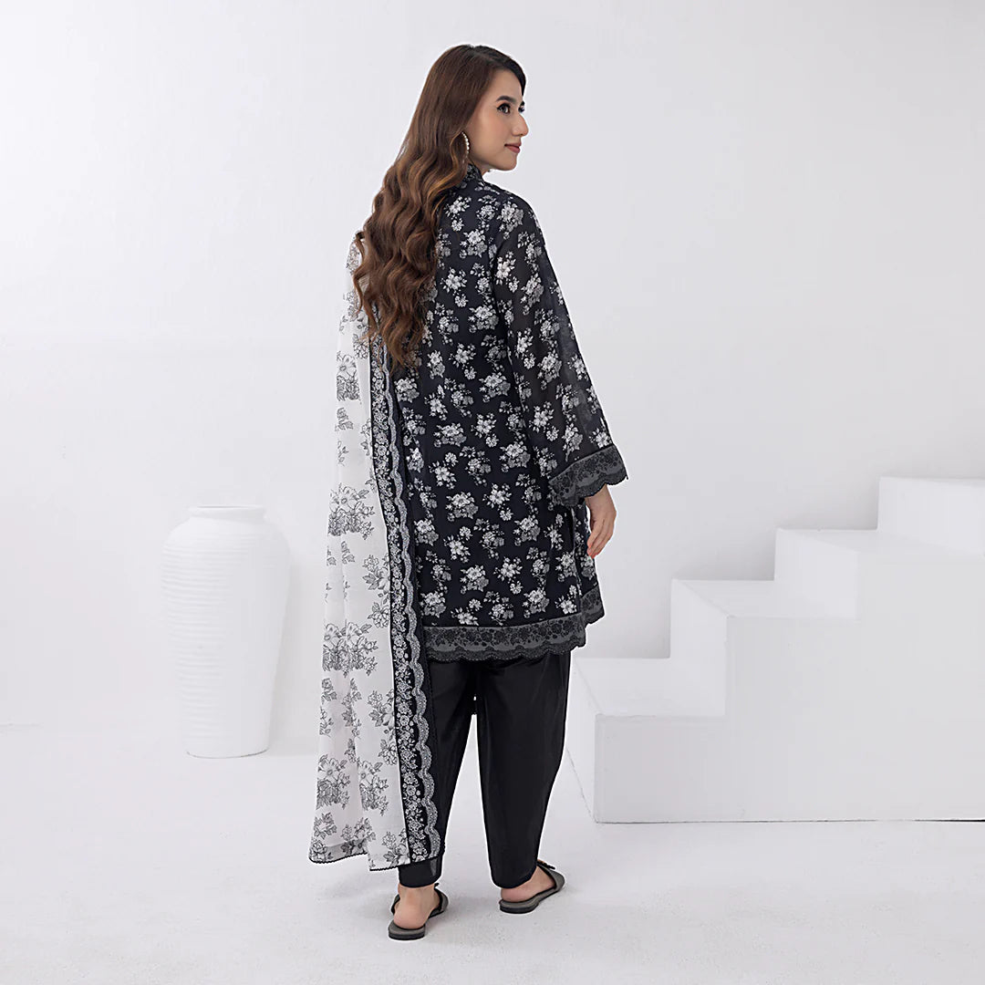 Sana & Sara - 3PC UNSTITCHED - LAWN PRINTED SUITS