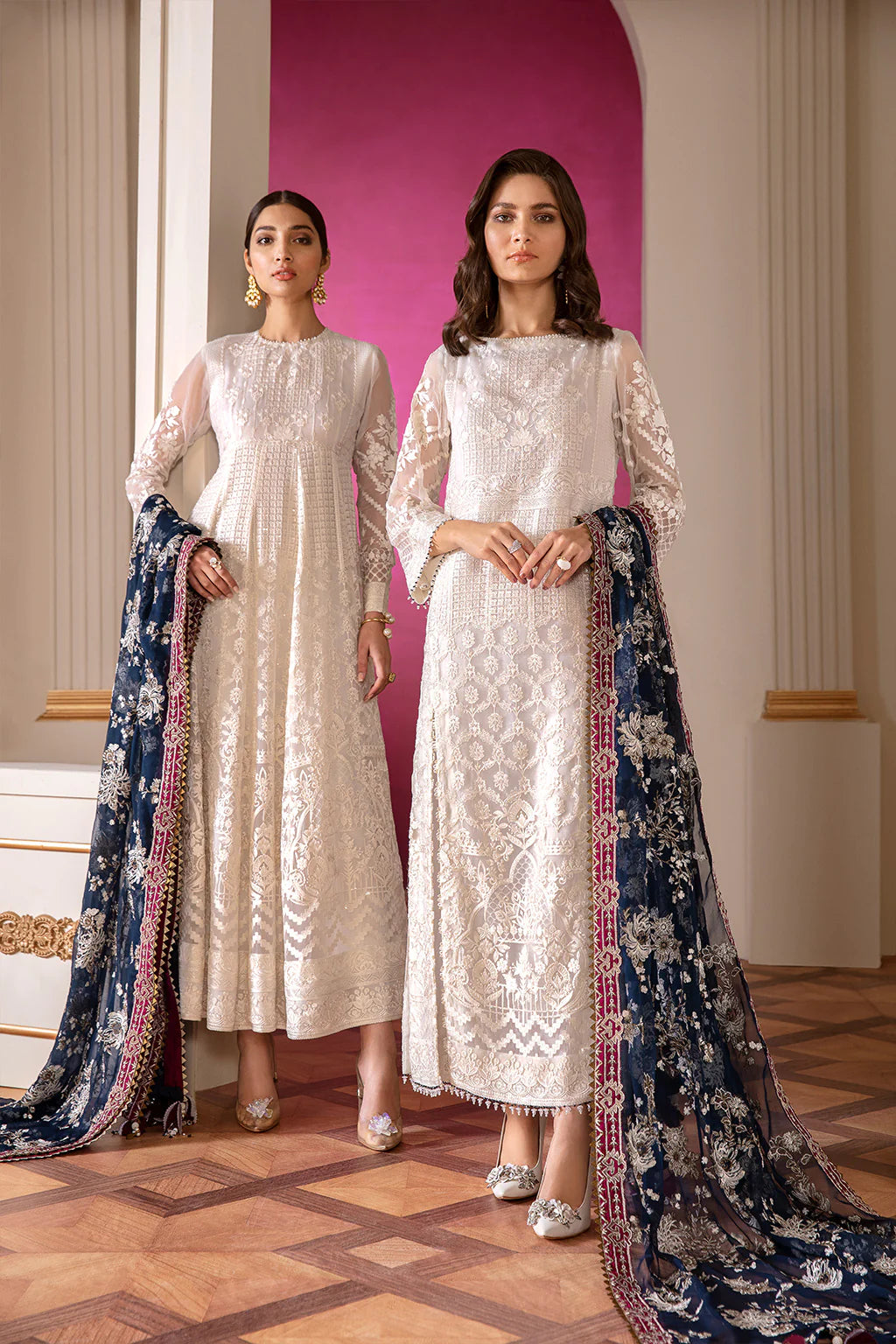 3 Piece EMBROIDERED CHIFFON WITH DUPATTA CH07-02 - Baroque