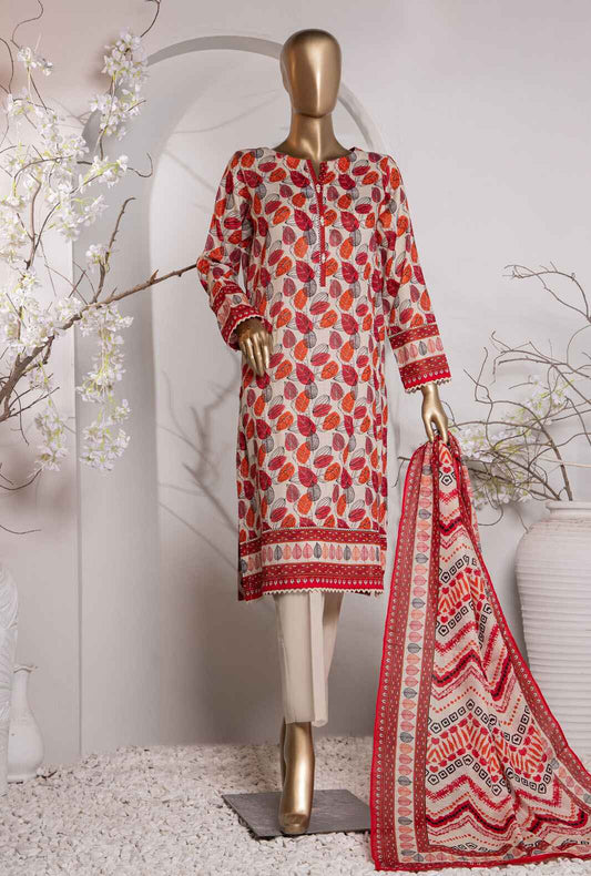 3 Piece Unstitched - Vital Prints Digital Printed Suit - VP-149