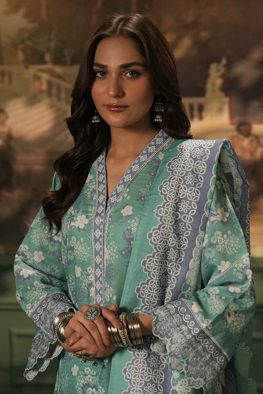 ZELLBURY - Embroidered Shirt Dupatta - 0351