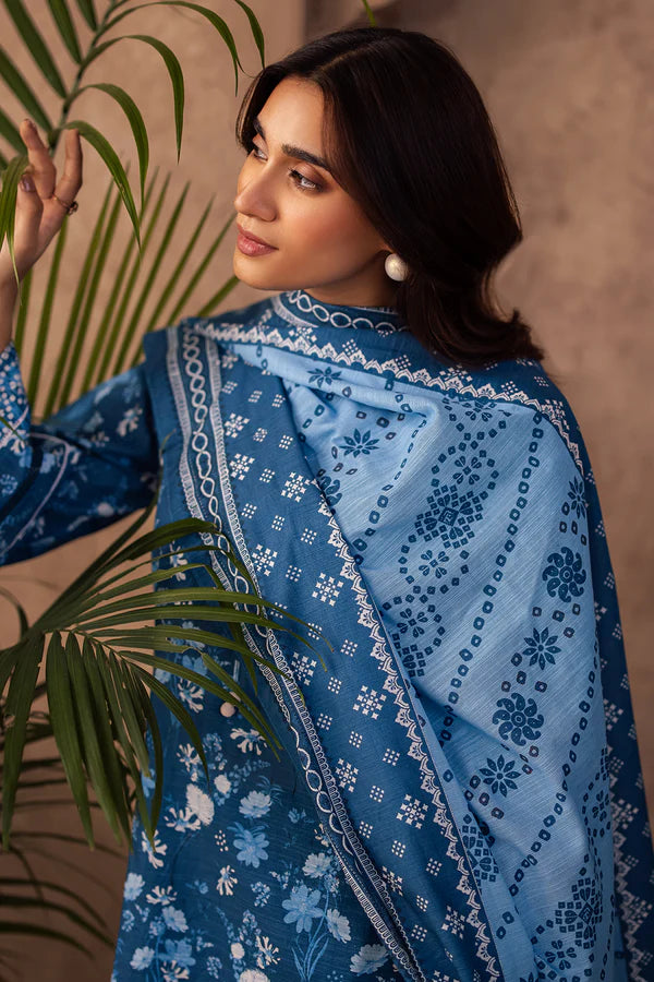 ZELLBURY - Embroidered Shirt Shalwar Dupatta - 0226