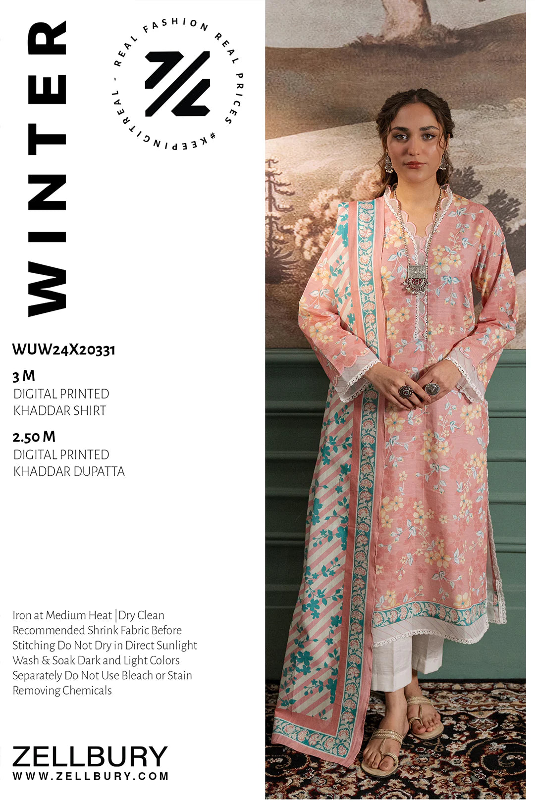 ZELLBURY - Shirt Dupatta - 0331