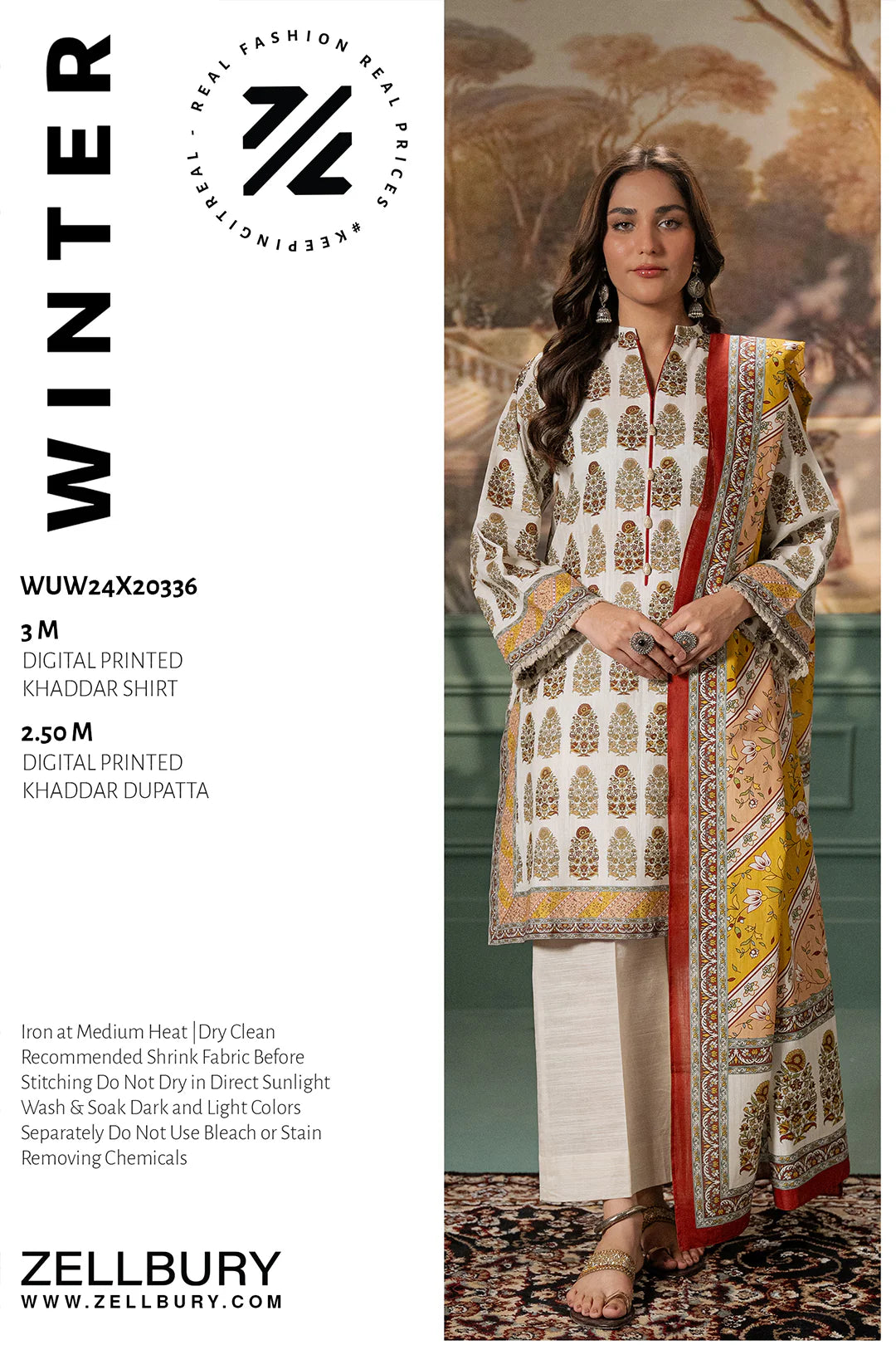 ZELLBURY - Shirt Dupatta - 0336