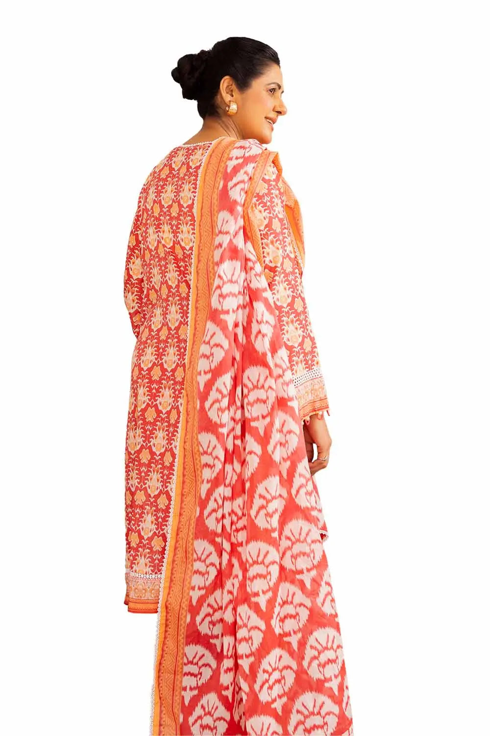 3PC Unstitched Printed Lawn Suit CL-42294 B