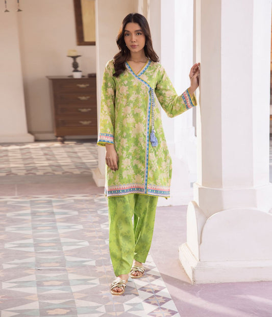 Shirt Shalwar - Green - Lawn Suit - 1042