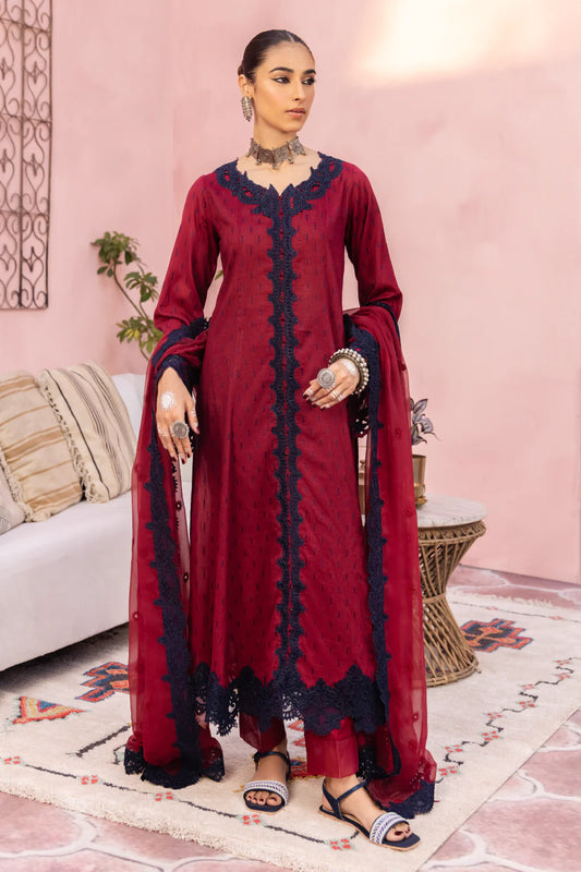 IZNIK RAINA 3 Pc Unstitched Texturted Lawn Summer Eid Collection 2023 for Women - Pehnawa