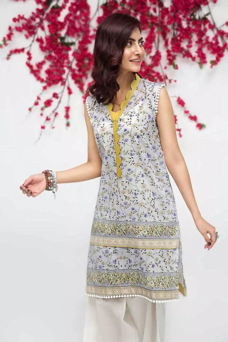 GulAhmed - Unstitched 1Pc - Printed Lawn Shirt - SCN-89 - Pehnawa Exclusive