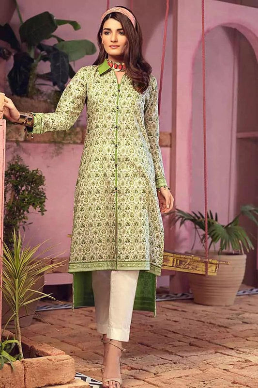 GulAhmed - Unstitched 1Pc - Printed Lawn Shirt - SL-653 - Pehnawa Exclusive