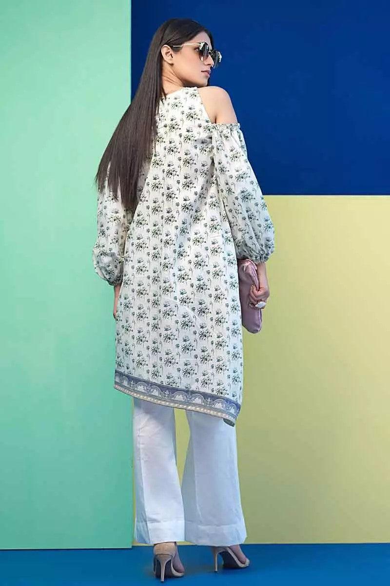 GulAhmed - Unstitched 1Pc - Printed Lawn Shirt - SL-663 - Pehnawa Exclusive