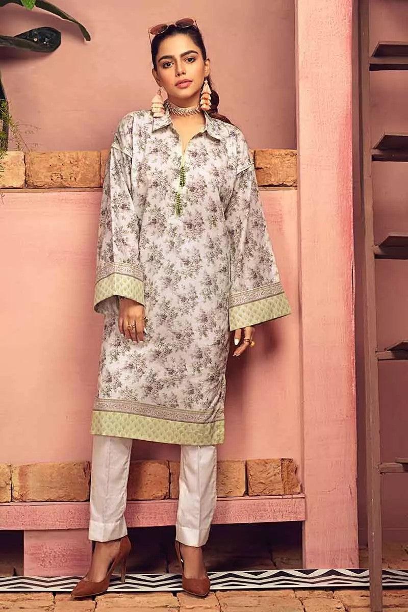 GulAhmed - Unstitched 1Pc - Printed Lawn Shirt - SL-678 - Pehnawa Exclusive